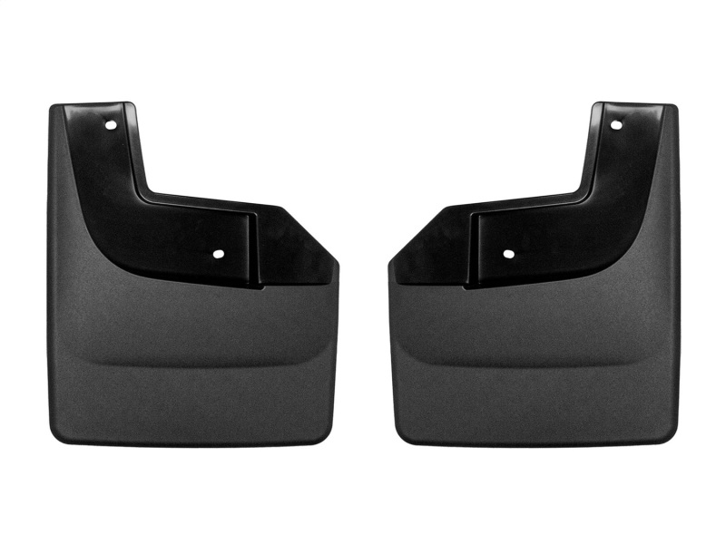 WeatherTech 2021+ Ford F-150 Raptor (Incl. 37 Perf. Pkg) No Drill Rear MudFlaps - Black