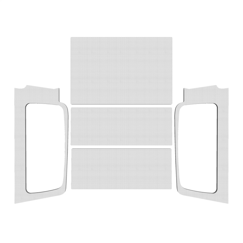 DEI 04-06 Jeep Wrangler LJ Unliminted Headliner Complete Kit - White