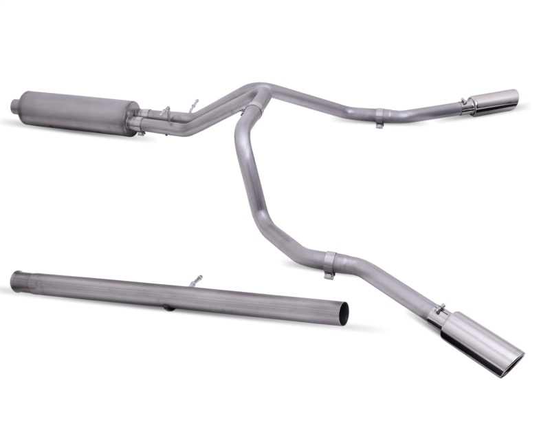 Gibson 19-22 GMC Sierra 1500 4.3L-5.3L Pickup 3in/2.5in Cat-Back Dual Extreme Exhaust - Stainless