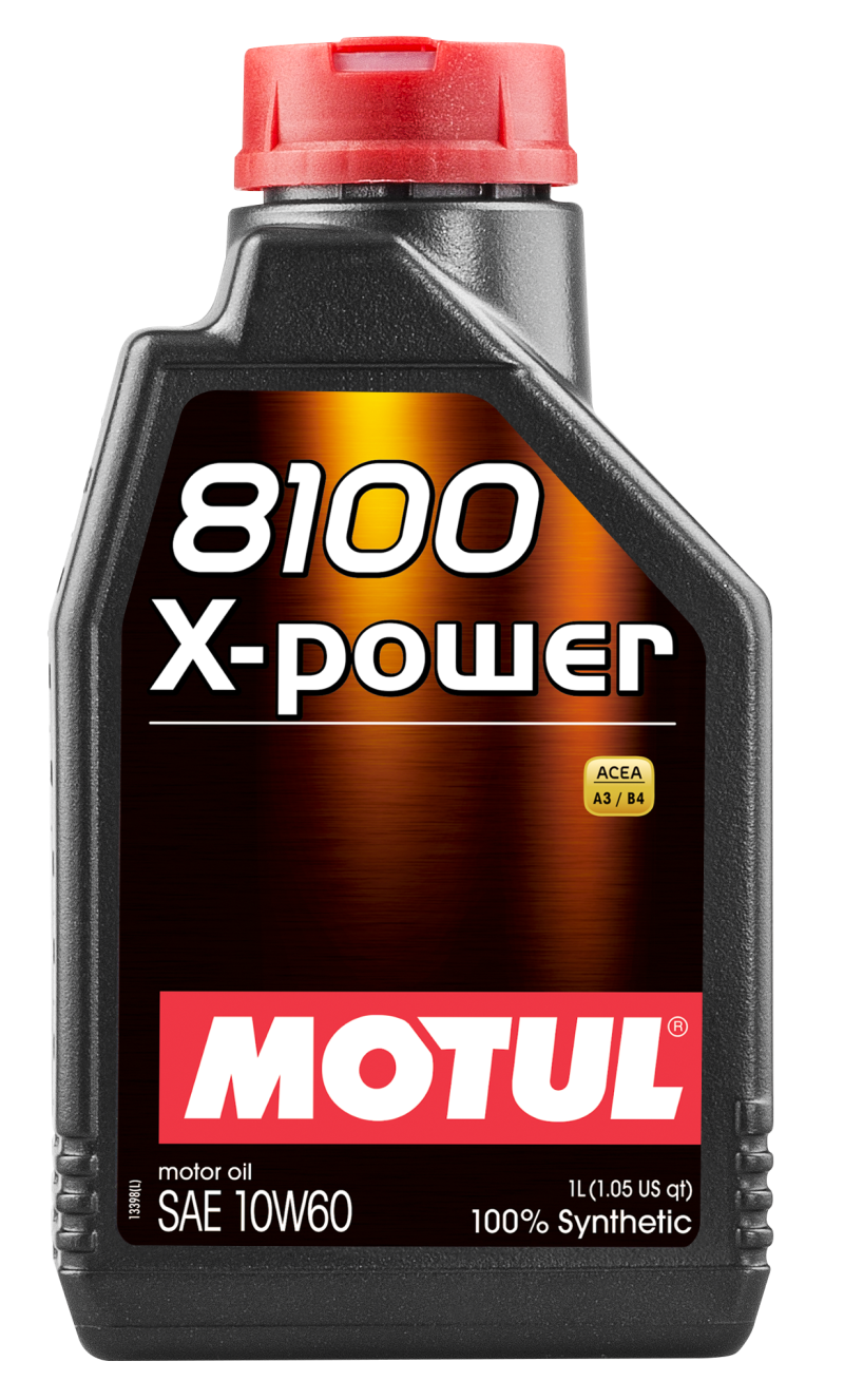 Motul 1L Synthetic Engine Oil 8100 10W60 X-Power - ACEA A3/B4