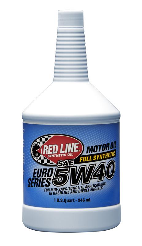 Red Line Euro-Series 5W40 Motor Oil - Quart