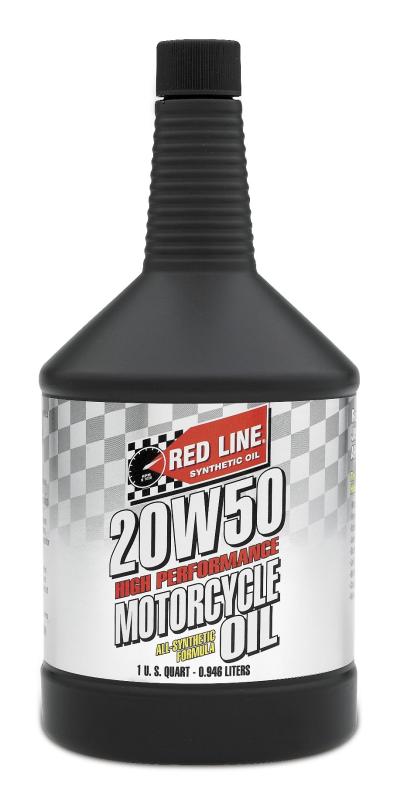 Red Line 20W50 Motorcycle Oil - Quart