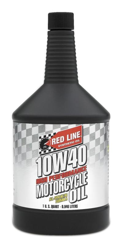 Red Line 10W40 Motorcycle Oil - Quart