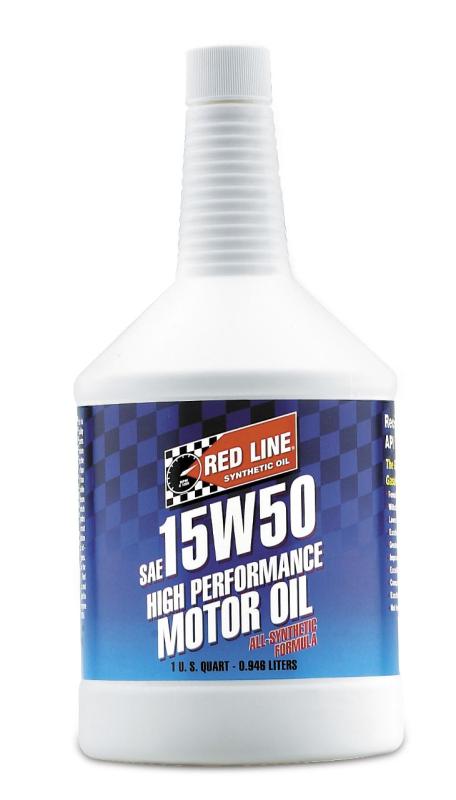 Red Line 15W50 Motor Oil - Quart