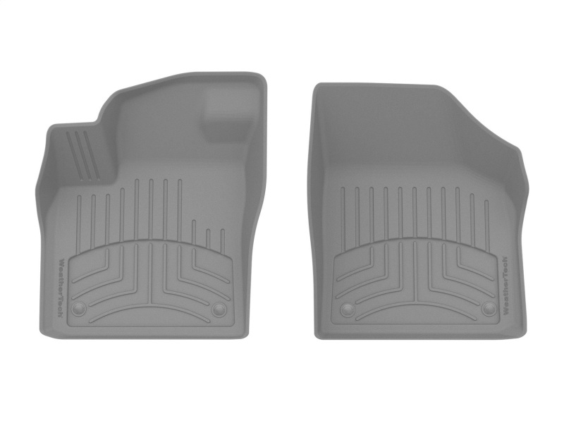 WeatherTech 2018+ Volkswagen Atlas w/2nd Row Bucket Seats Front FloorLiner HP - Grey