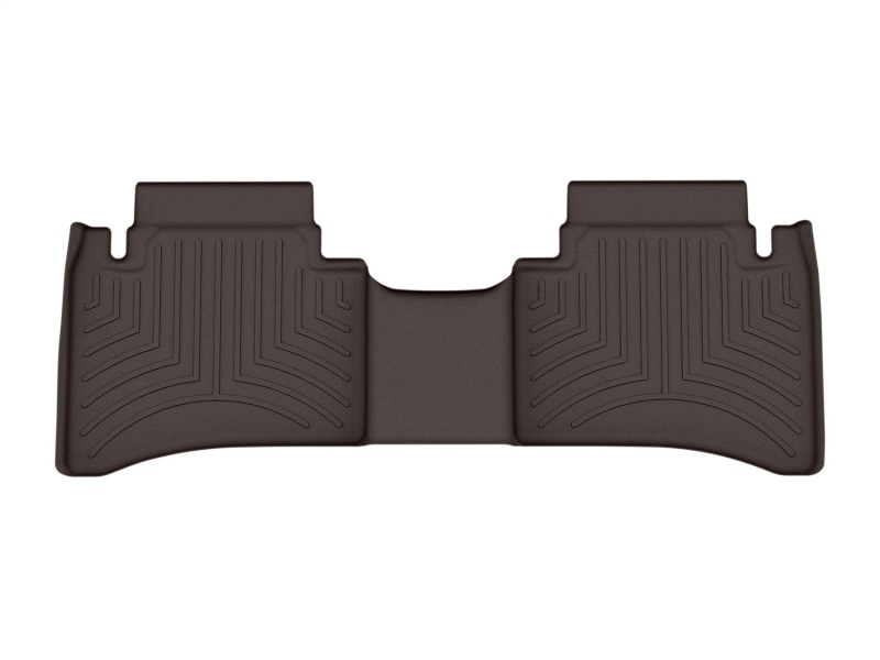 WeatherTech 2022+ Mercedes-Benz EQS (w/ Rear Seat Wireless Charging) Rear FloorLiner - Cocoa