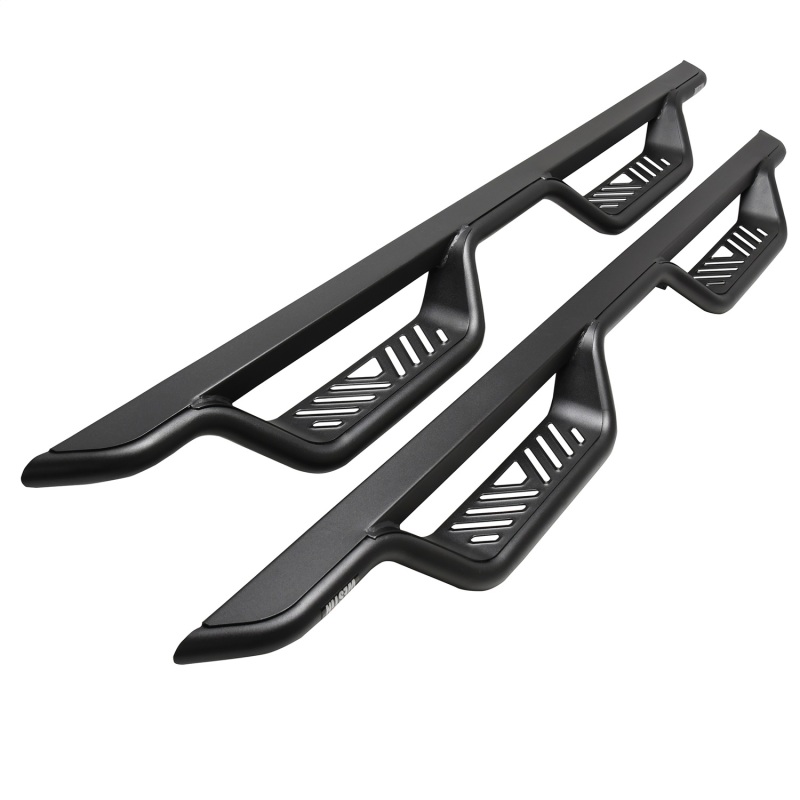 Westin 07-21 Toyota Tundra Double Cab Outlaw Nerf Step Bars - Textured Black