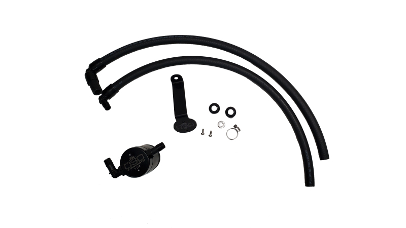 J&L 22-25 Toyota Tundra, 23-25 Sequoia 3.5L Turbo Oil Separator 3.0 Driver Side - Black Anodized