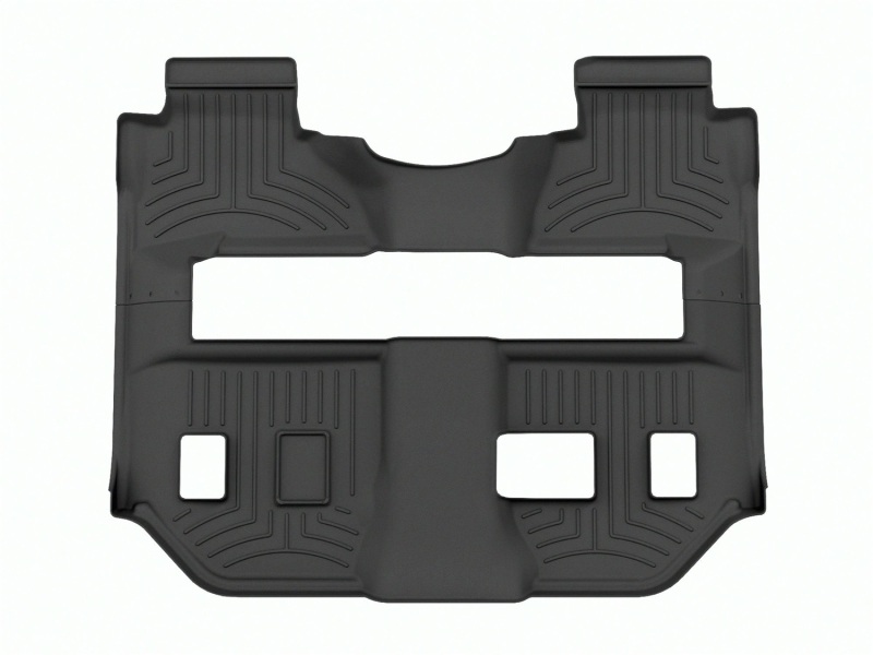 WeatherTech 15-20 Cadillac Escalade ESV Rear FloorLiner HP - Black (2pc - 2nd Row Bench & 3rd row)