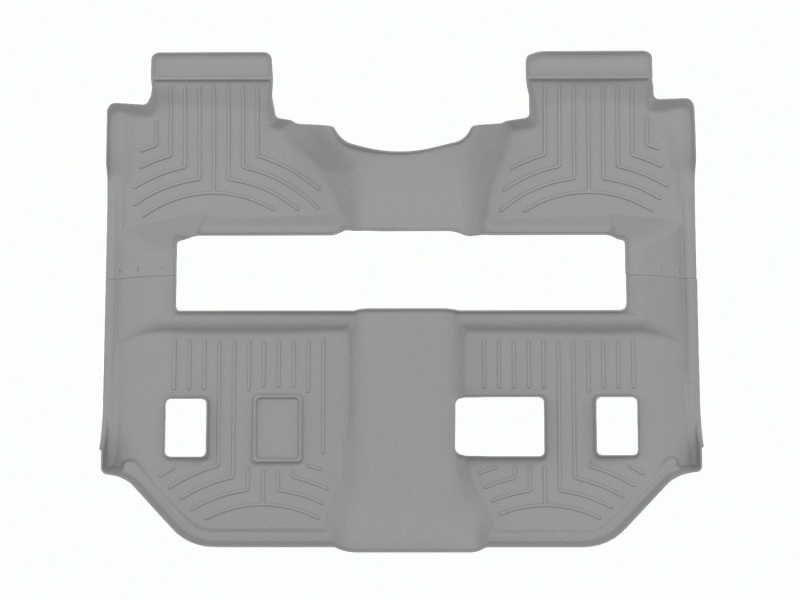 WeatherTech 15-20 Cadillac Escalade ESV Rear FloorLiner HP - Grey (2pc - 2nd Row Bench & 3rd row)