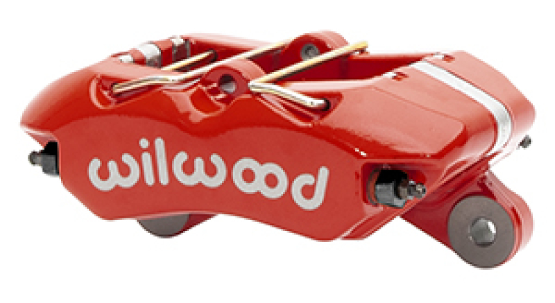 Wilwood Caliper-Forged Dynapro 5.25in Mount/ 4 - 1.98in Pistons/ .81in x 13.06in. Rotor - Red