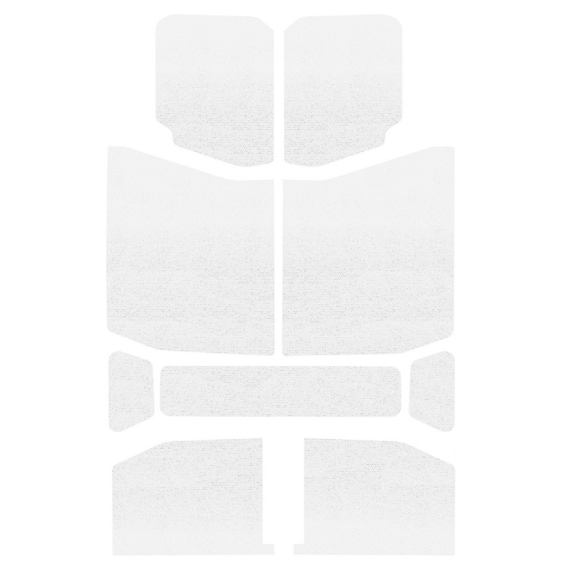DEI 18-23 Jeep Wrangler JL 4-Door Boom Mat Headliner - 9 Piece - White