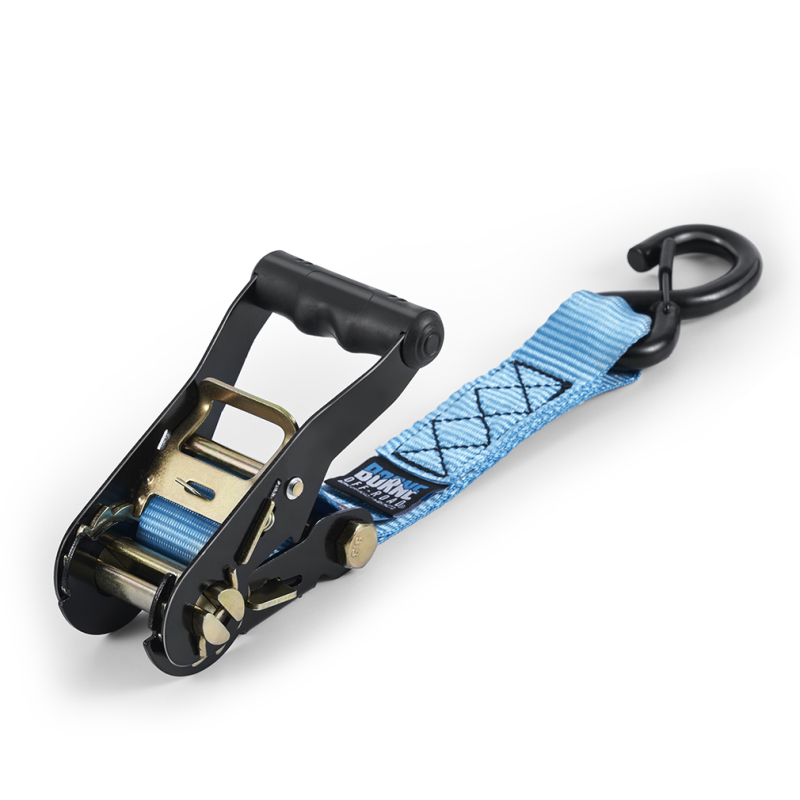 Borne Off-Road Heavy-Duty Ratchet Tie-Down Kit (2-Pack) - Blue