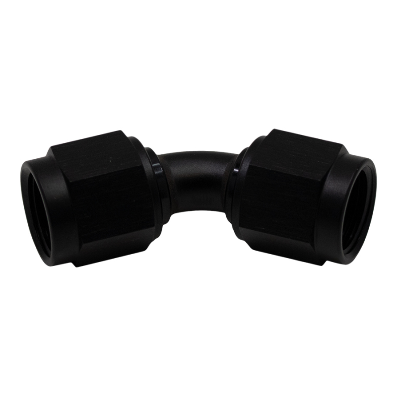 DeatschWerks 6AN Flare Female Swivel 45-Degree to 6AN Flare Female Swivel - Anodized Matte Black