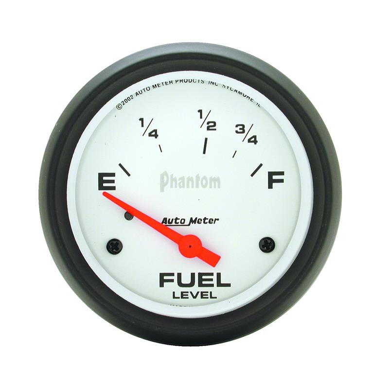 AutoMeter Gauge Fuel Level 2-5/8in. 73 Ohm(e) to 10 Ohm(f) Elec Phantom