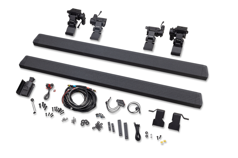 RealTruck 18-24 Jeep Wrangler 4dr VoltStep Electric Running Board Kit - Bedliner Coating