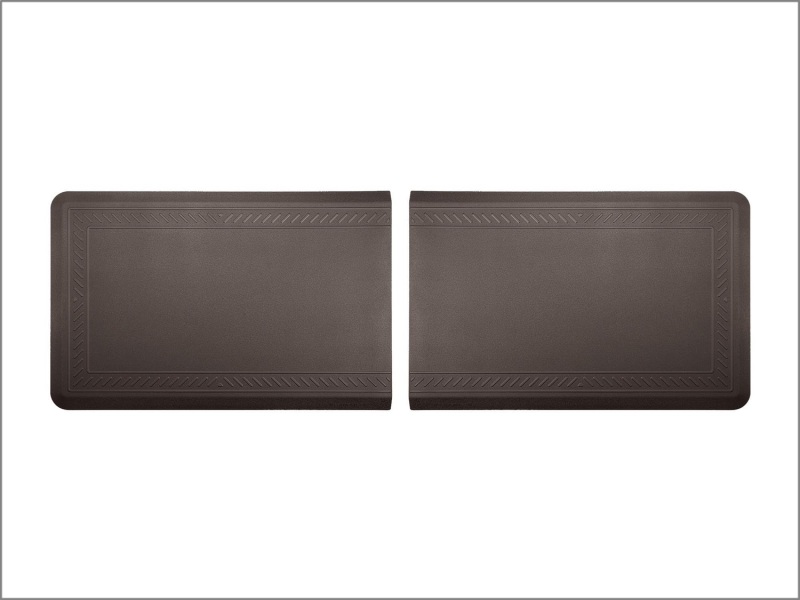 WeatherTech Comfort Mat Connect End Mats 24 x 36in. (2 Qty) Bordered - Cocoa