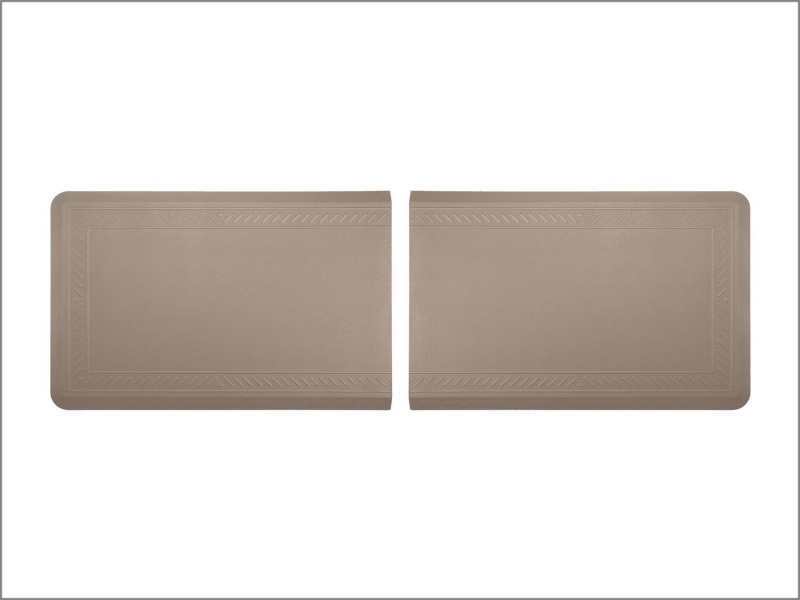 WeatherTech Comfort Mat Connect End Mats 24 x 36in. (2 Qty) Bordered - Tan