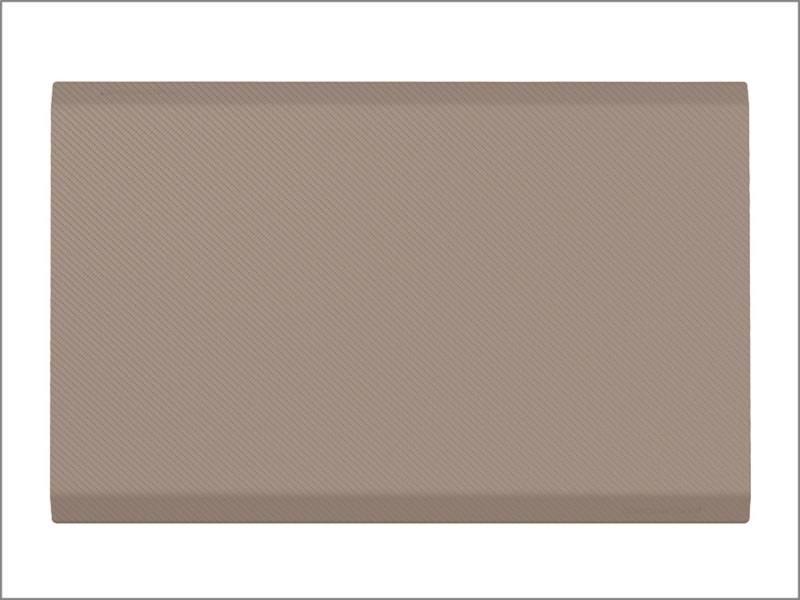 WeatherTech Comfort Mat Connect Middle Mat 24 x 36in. Carbon Fiber - Tan