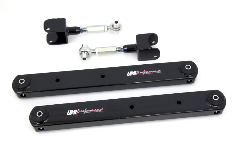 UMI Performance 68-72 GM A-Body Rear Control Arm Kit Fully Boxed Lowers Adjustable Uppers