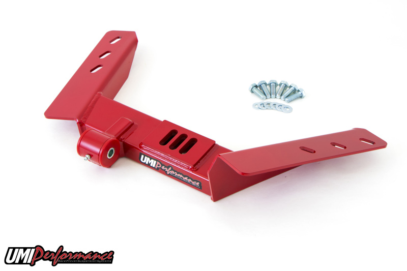 UMI Performance 82-92 GM F-Body TH400 Tunnel Brace Front Mount- Red