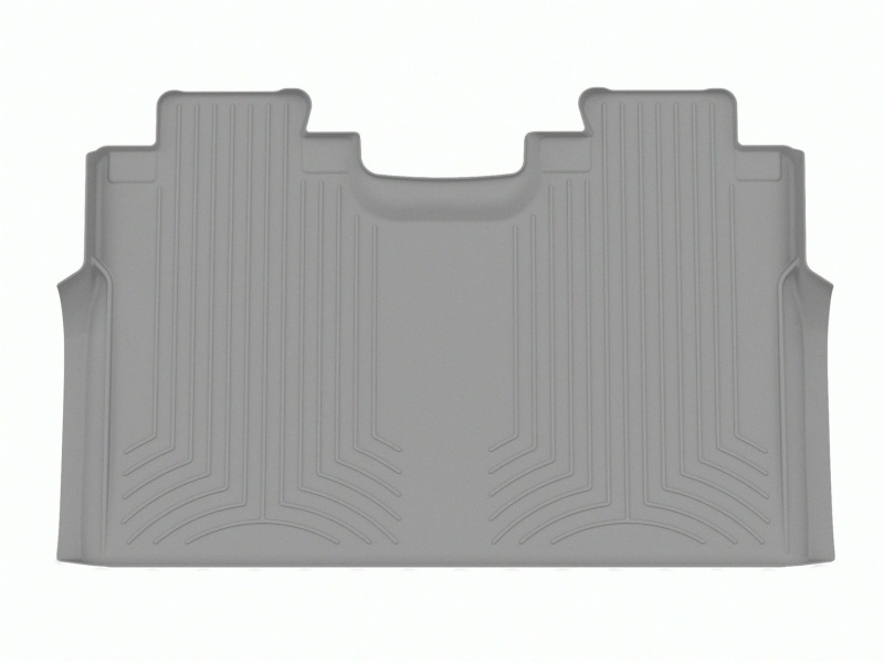 WeatherTech 2015+ Ford F-150 w/ Front Bucket Seats (Fits SuperCrew Only) Rear FloorLiner HP - Grey
