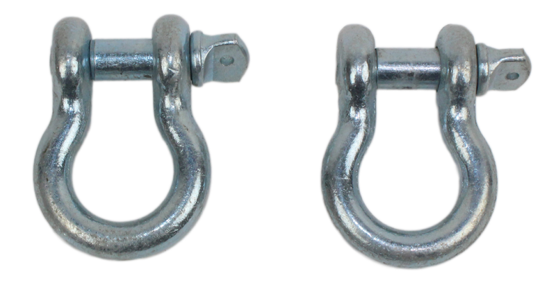 Fishbone Offroad D Ring 3/4In Zinc 2 Piece Set