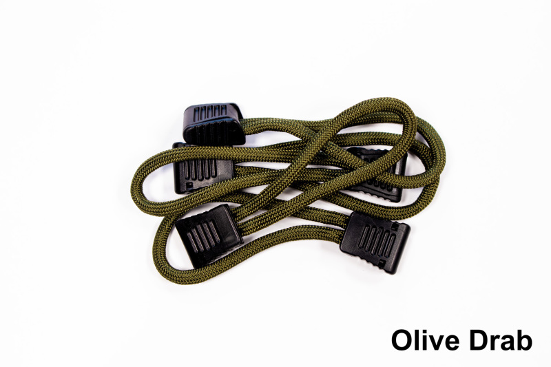 Fishbone Offroad Paracord Zipper Pulls 5 Pcs Olive Drab