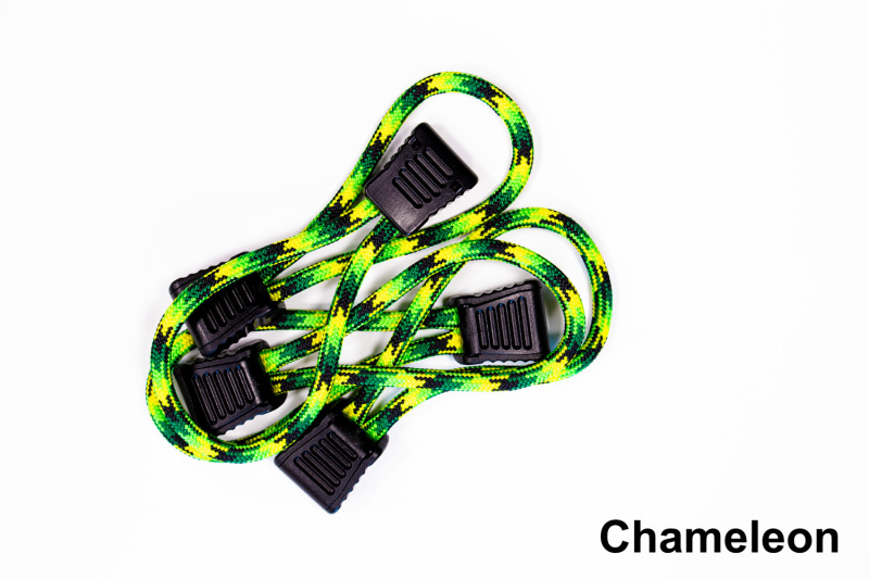 Fishbone Offroad Paracord Zipper Pulls 5 Pcs Chameleon