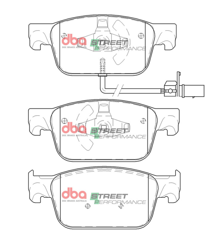 DBA 2016+ Audi A4 SP Performance Front Brake Pads
