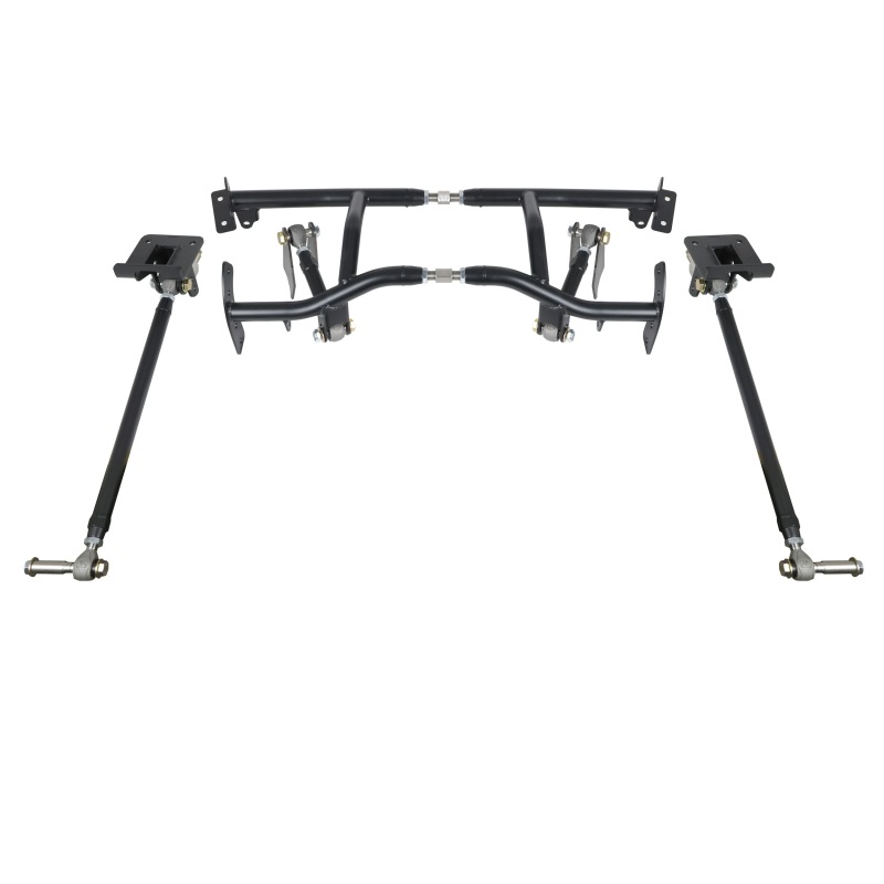 Ridetech 70-81 GM F-Body Bolt-On 4-Link with Double Adj. Bars, R-Joints, Cradle, and Other Hardware
