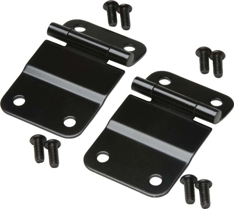 Kentrol 76-86 Jeep CJ7 Tailgate Hinge Pair - Powdercoat Black
