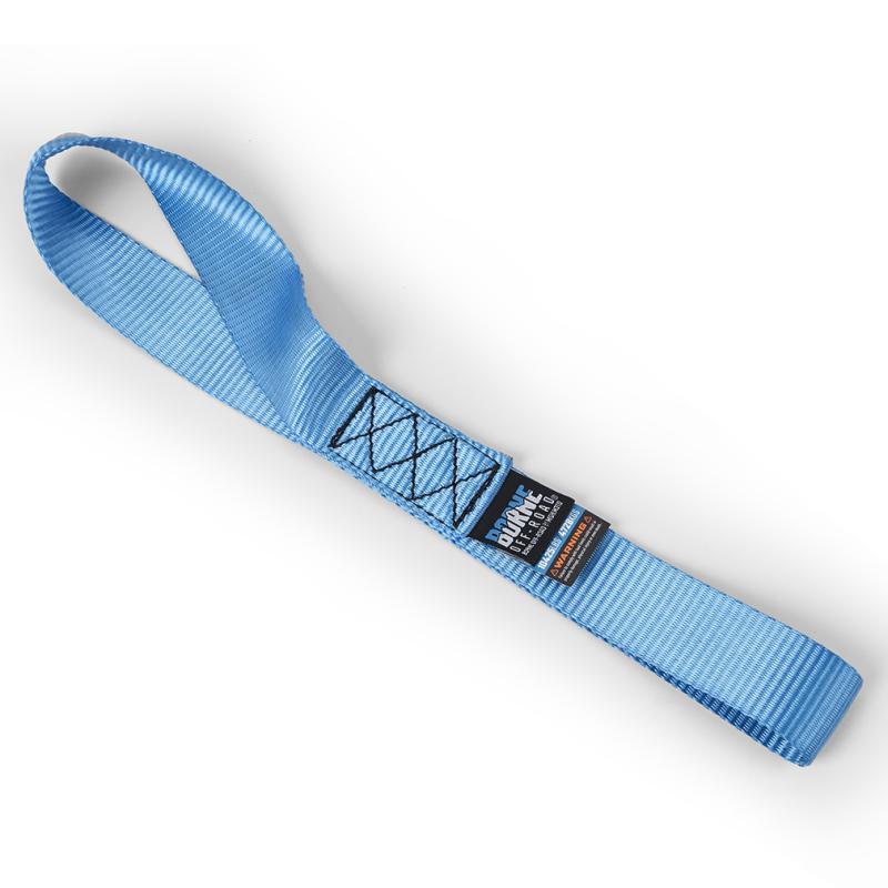 Borne Off-Road Soft Loop Tie-Down Straps (4-Pack) Blue