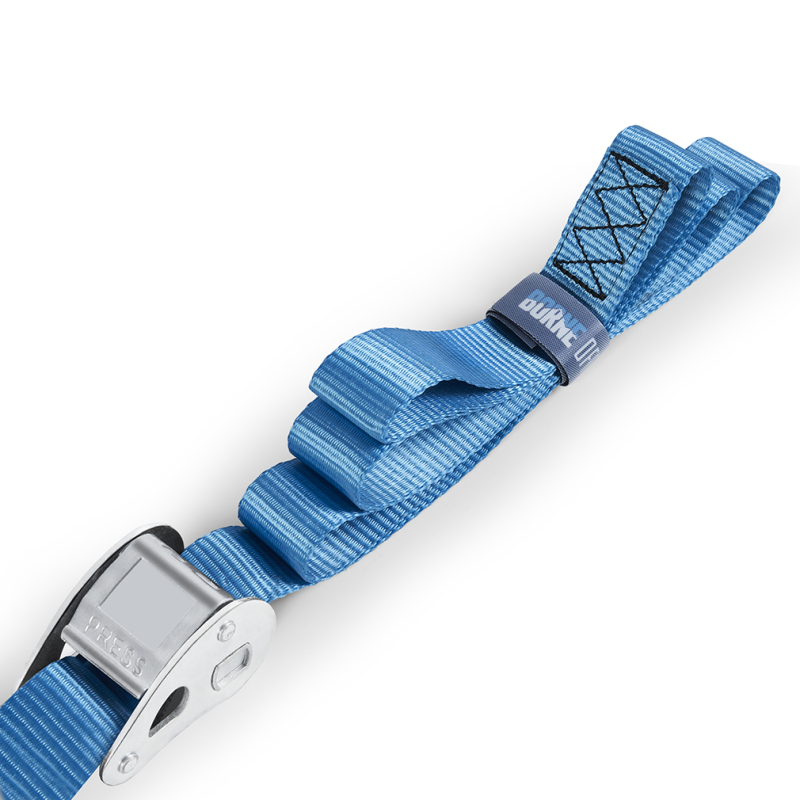 Borne Off-Road Cam Buckle Tie-Down Kit (2-Pack) Blue