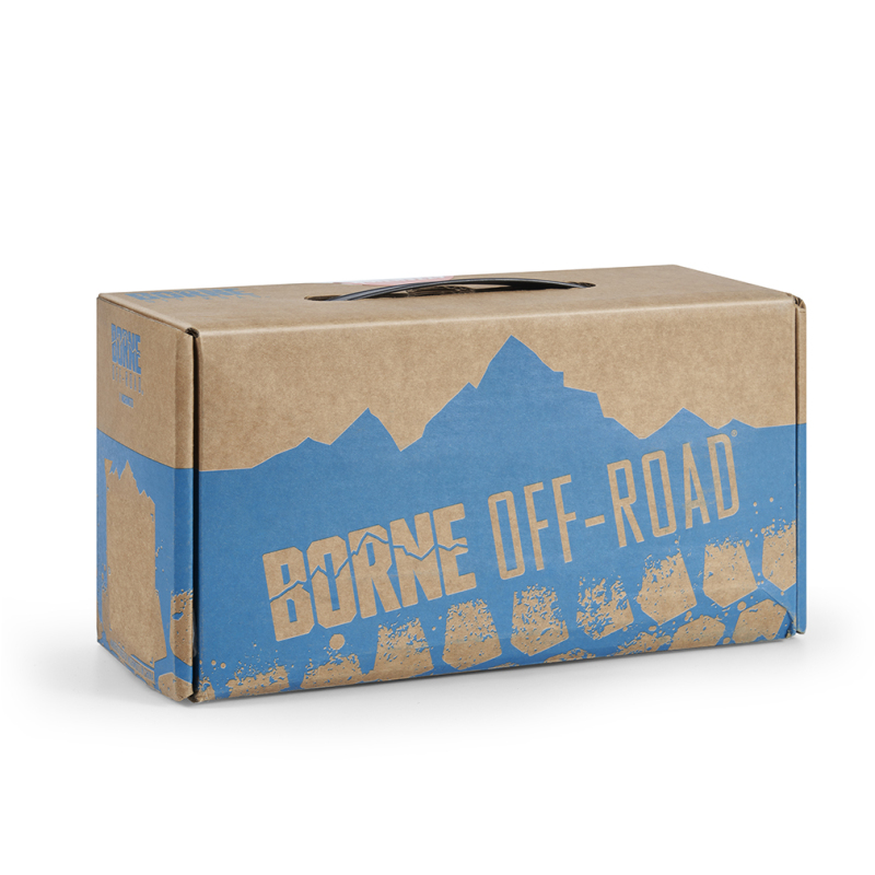 Borne Off-Road Medium-Duty Ratchet Tie-Down Kit (4-Pack) Blue