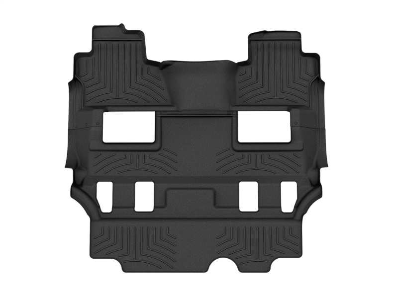 WeatherTech 15-20 Cadillac Escalade w/Bucket 2nd Rw (2pc 2nd/3rd Rw) Rear FloorLiner HP - Black