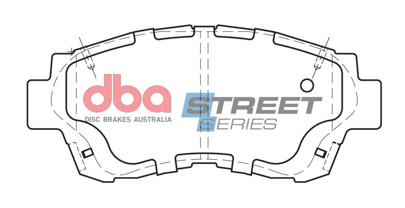DBA 92-96 Lexus ES300 Street Series Front Brake Pads