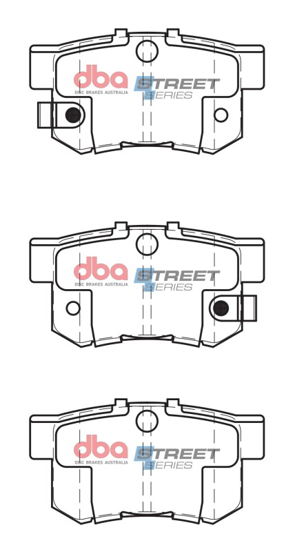 DBA 01-03 Acura CL Street Series Rear Brake Pads