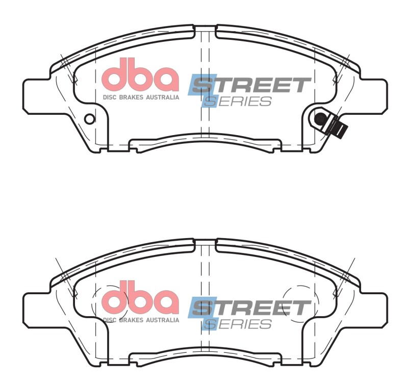 DBA 12-19 Nissan Versa Street Series Front Brake Pads