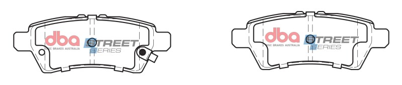 DBA 04-12 Nissan Pathfinder 4.0L Street Series Rear Brake Pads