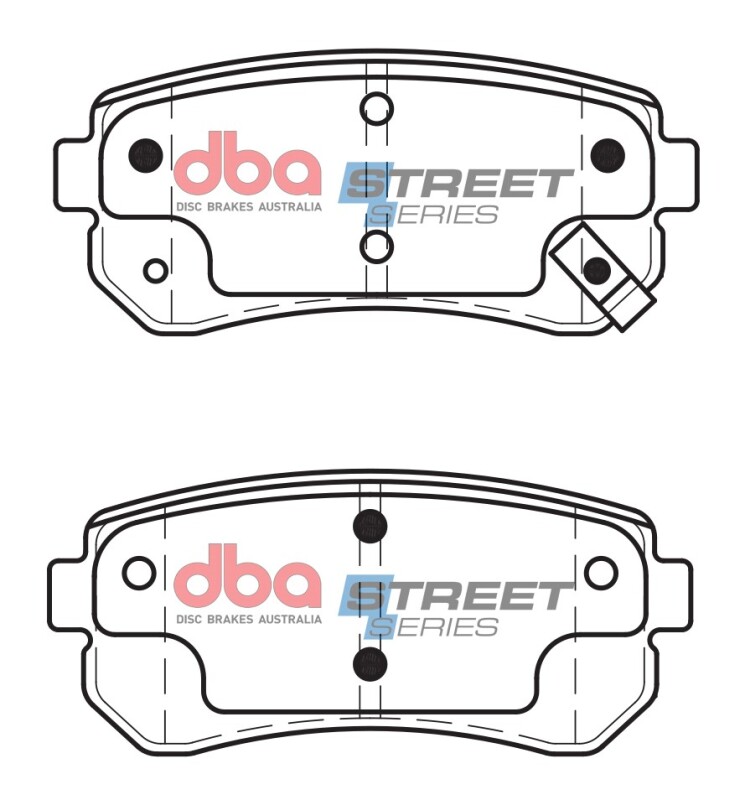 DBA 06-07 Hyundai Accent (Rear Rotor) Street Series Rear Brake Pads
