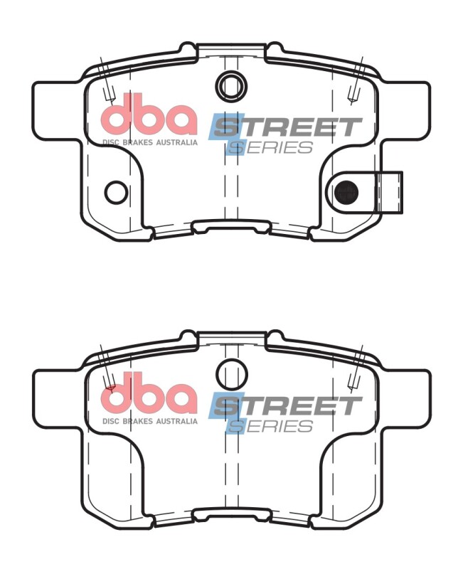 DBA 09-14 Acura TSX Street Series Rear Brake Pads
