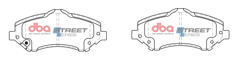 DBA 08-16 Chrysler Town & Country Street Series Front Brake Pads