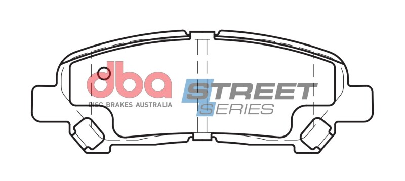 DBA 08-13 Toyota Highlander Street Series Rear Brake Pads