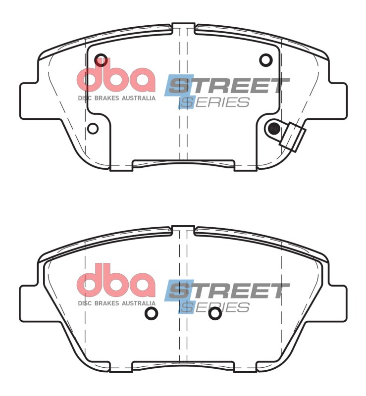 DBA 09-19 Hyundai Sonata Hybrid (300mm Front Rotor) Street Series Front Brake Pads