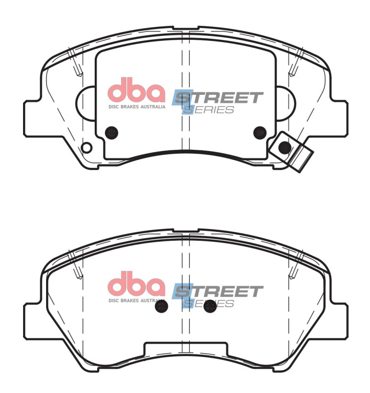 DBA 12-17 Hyundai Accent Street Series Front Brake Pads