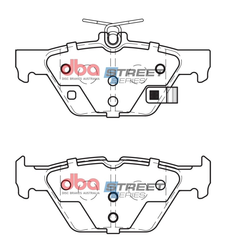 DBA 16-19 Subaru WRX Street Series Rear Brake Pads