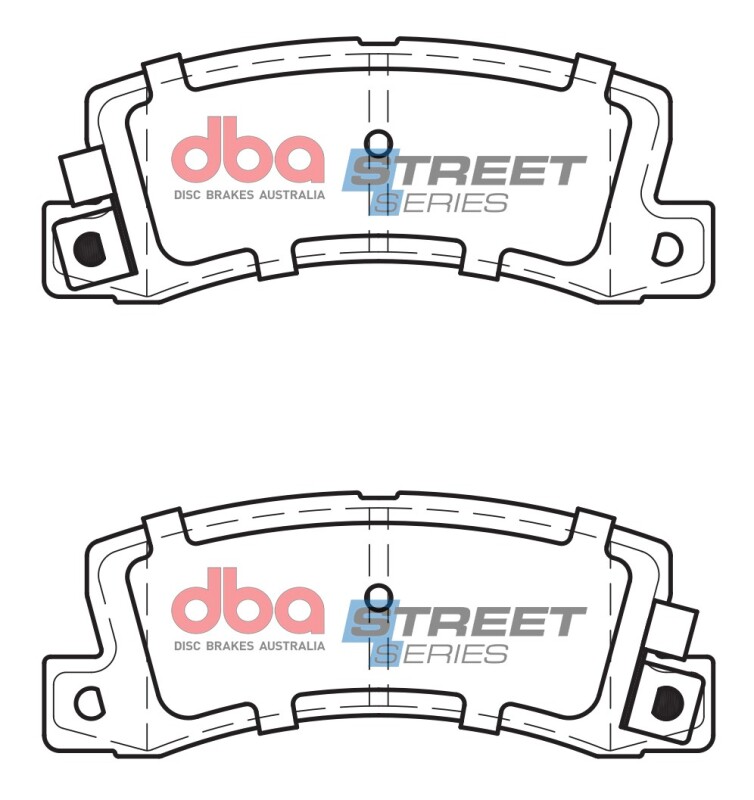 DBA 90-91 Lexus ES250 Street Series Rear Brake Pads