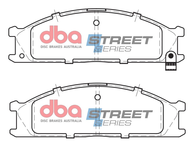 DBA 98-04 Nissan Frontier 4 Cyl RWD Street Series Front Brake Pads