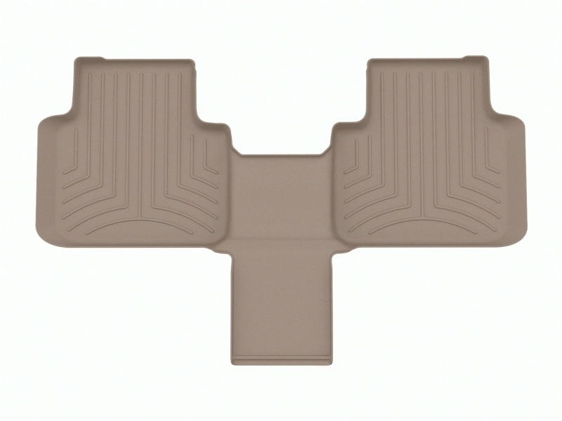 WeatherTech 19-24 VW Atlas 2nd Row Bucket Seating Rear FloorLiner HP - Tan